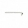 PIQUETA GALVANIZADA ACERO 20X6
