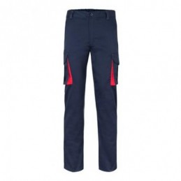PANTALON STRETCH BICOLOR...