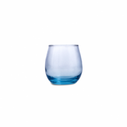 VASO BAJO VIDRIO ECO AZUL...
