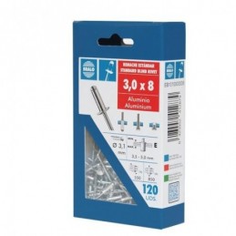 REMACHE ALUMINIO 4,0X16...