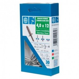 REMACHE INOX/INOX 4,0X12MM....