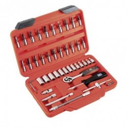 JUEGO LLAVE VASO 1/4" 46...