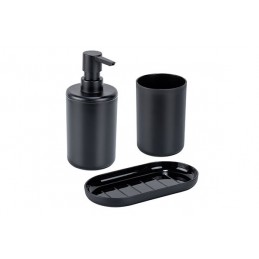 SET DE BAÑO 3UDS FANO NEGRO...