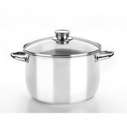 OLLA CON TAPA CRISTAL 32CM....
