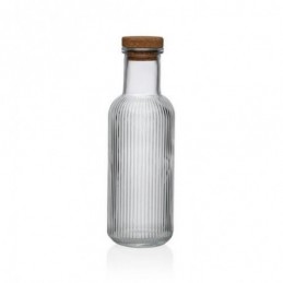 BOTELLA TRANSPARENTE RAYAS...