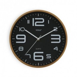 RELOJ PARED NEGRO 30CM...