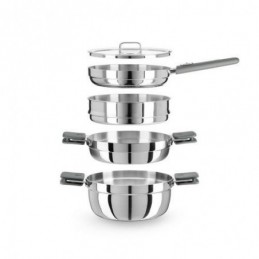 SET 24CM COMPAC ACERO INOX...